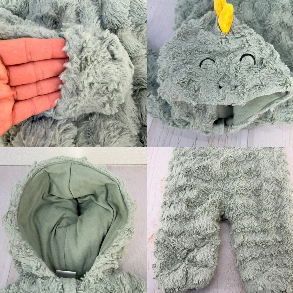 KoalaBaby Baby Dino Fleece Hooded Bunting One-Piece 9-12M‎